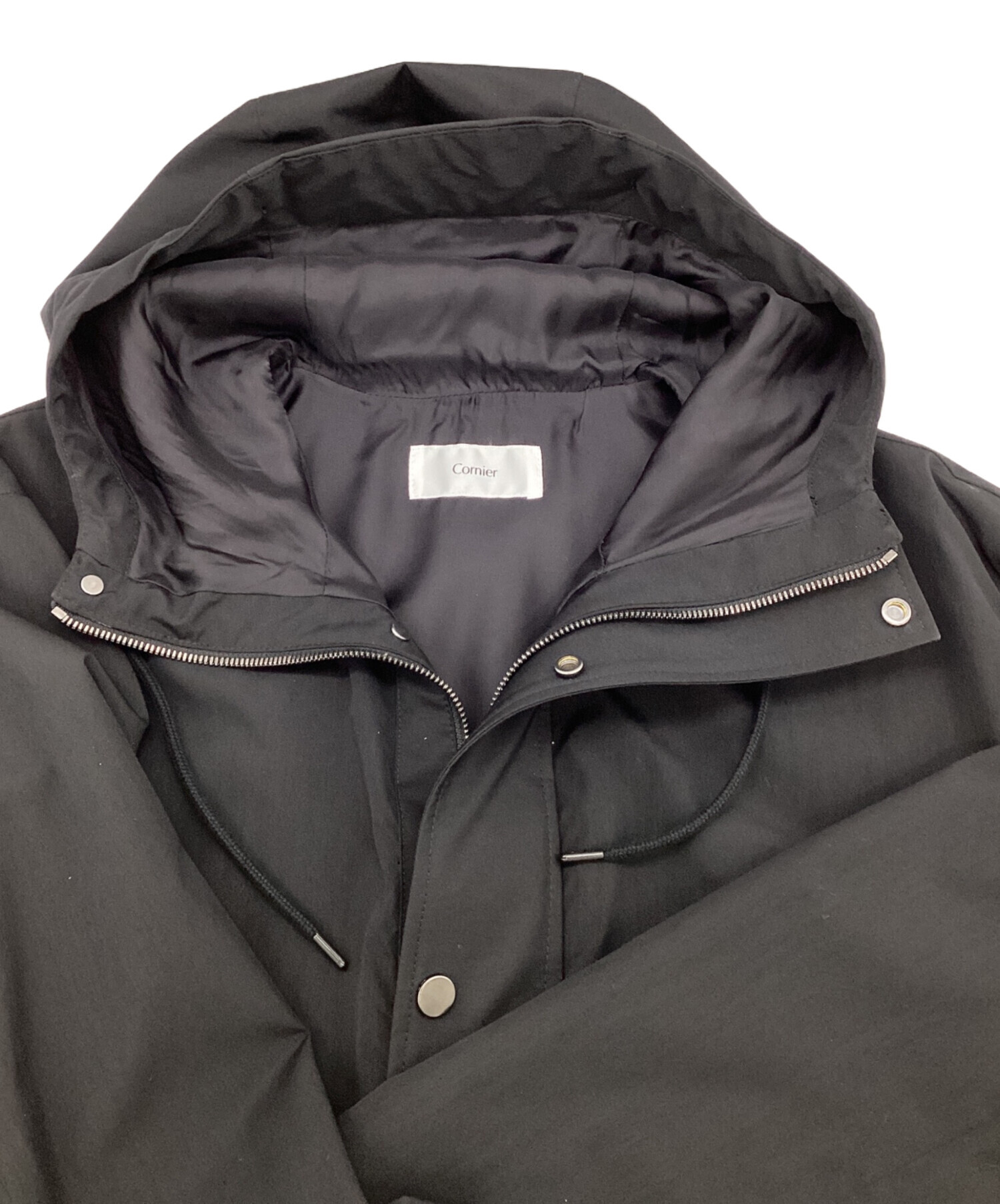 中古・古着通販】cornier (コルニエ) マウンテンパーカ ブラック 中古・古着通販】cornier (コルニエ) マウンテンパーカ ブラック