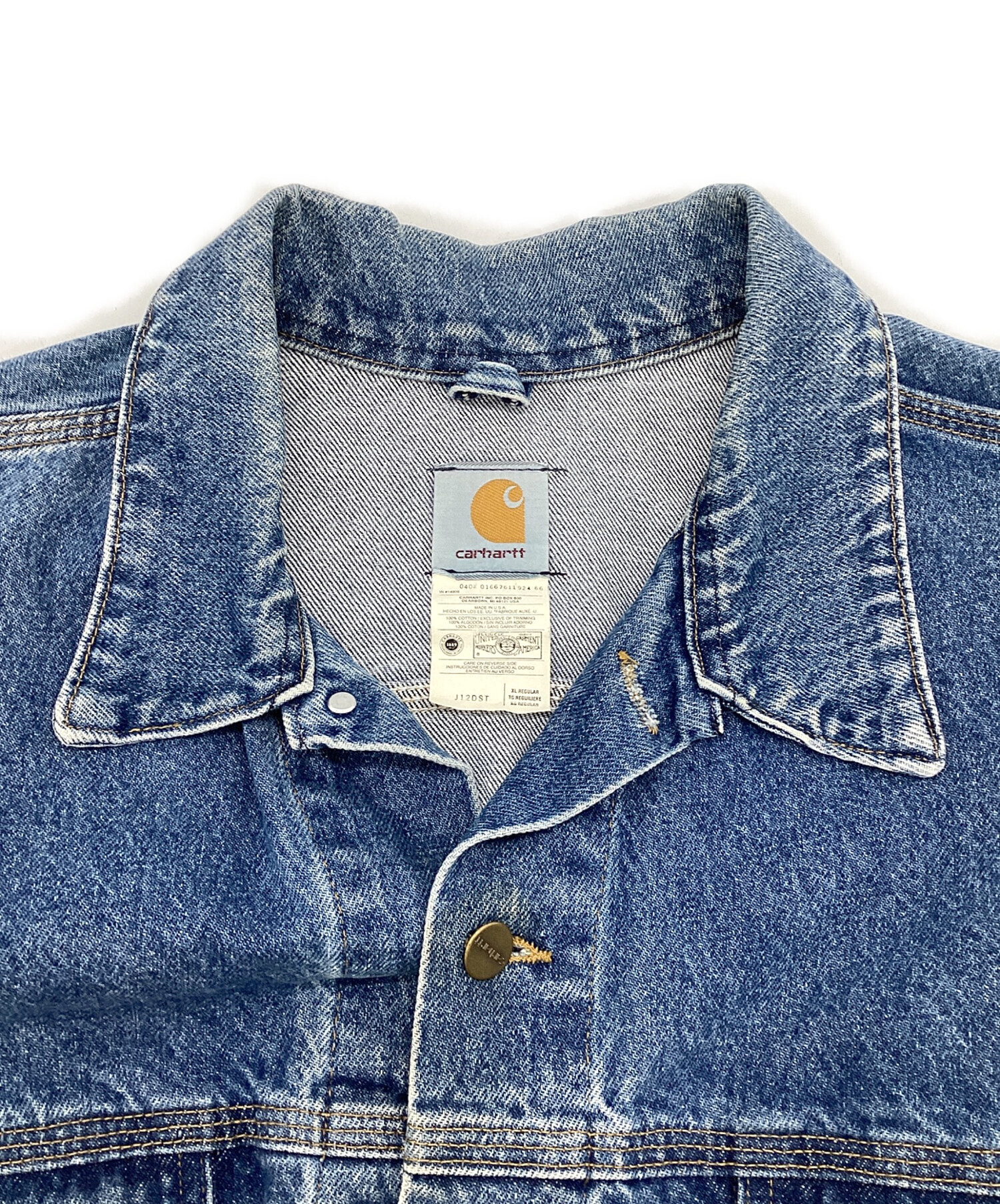 中古・古着通販】CarHartt (カーハート) デニムジャケット インディゴ