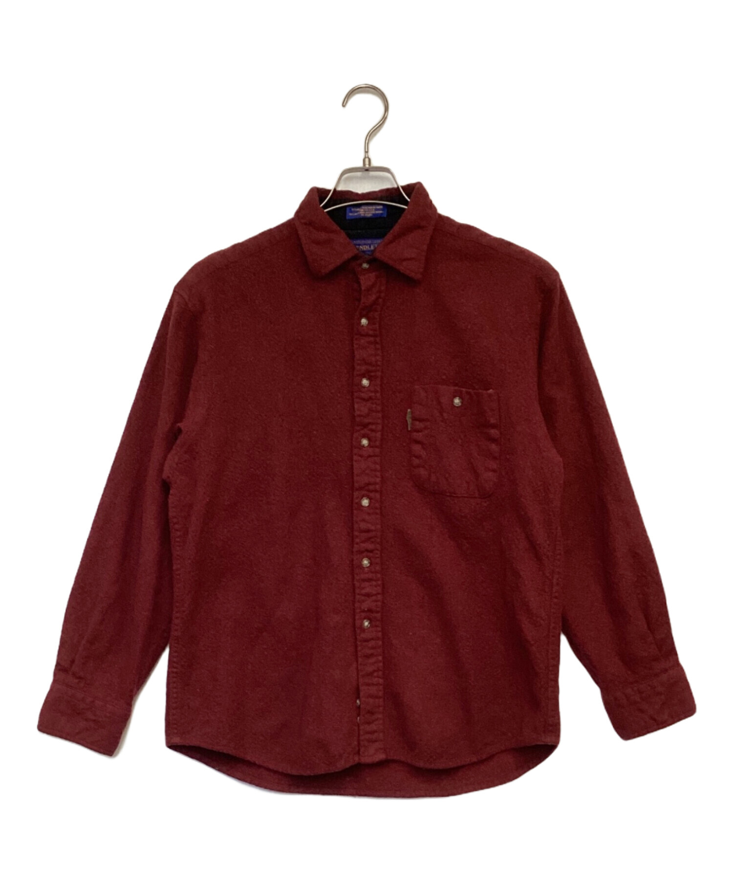 中古・古着通販】PENDLETON (ペンドルトン) 長袖シャツ レッド サイズ 