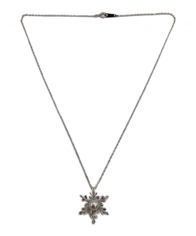 中古・古着通販】MIKIMOTO (ミキモト) スノーフレークパールネックレス