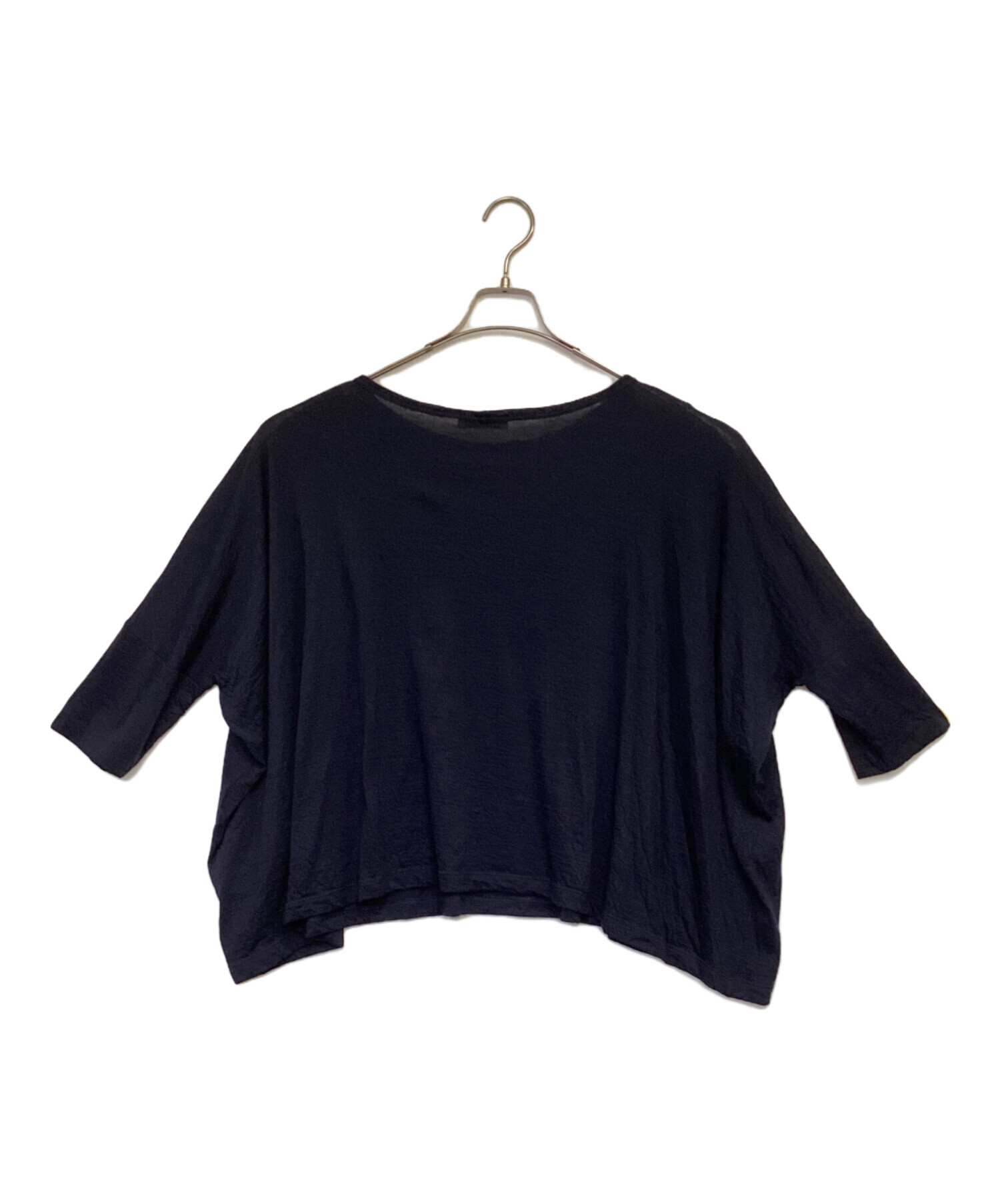 中古・古着通販】JIL SANDER (ジルサンダー) 薄手ニット ネイビー 