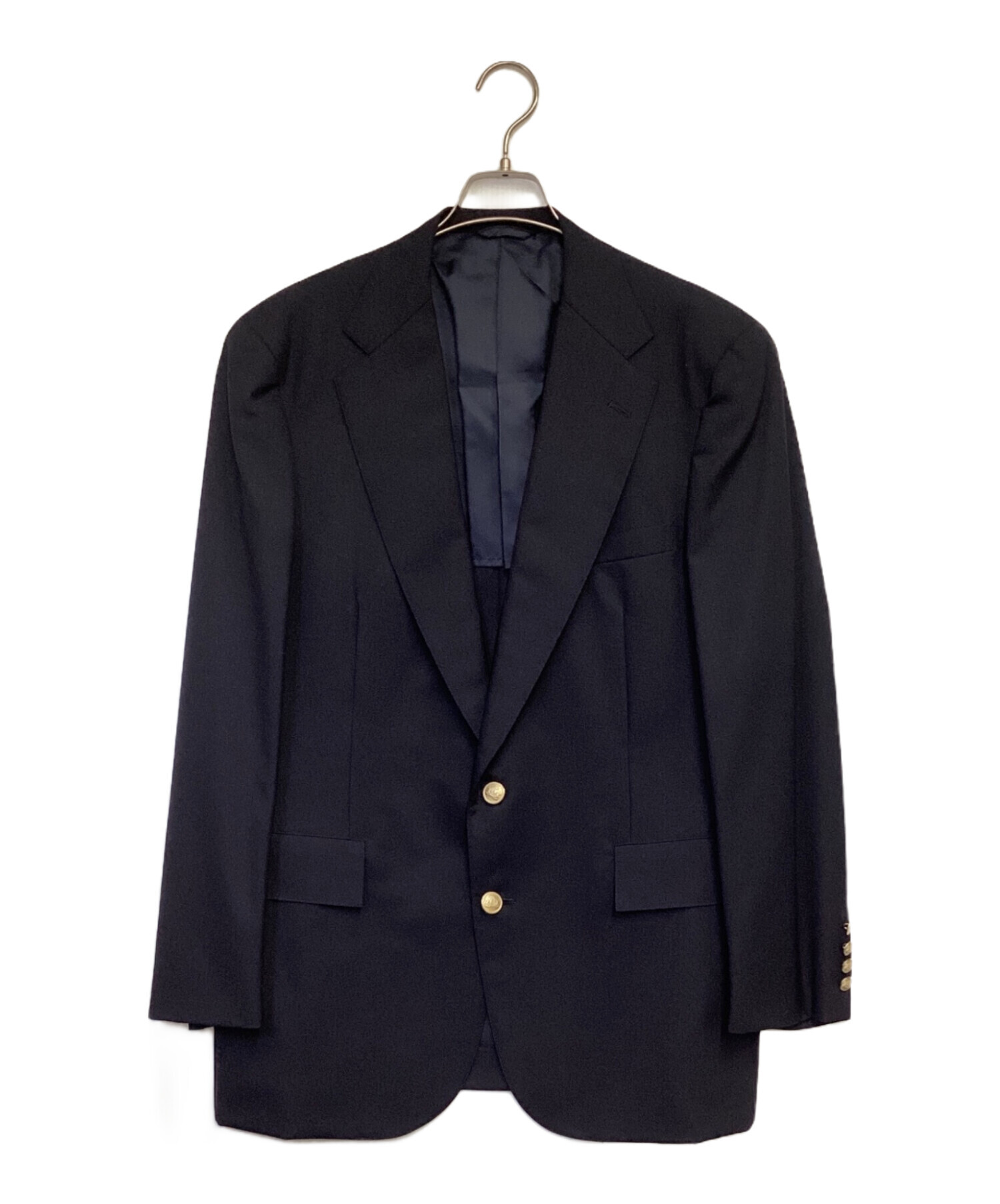 中古・古着通販】NEWYORKER (ニューヨーカー) 金釦ブレザー ネイビー 
