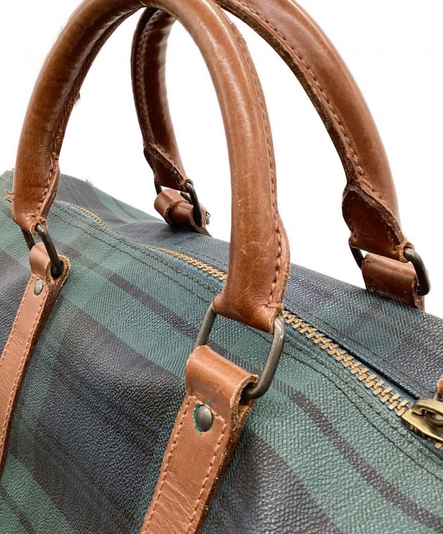 【売り切り価格】RALPH LAUREN ボストンバッグ グリーン レザー 中古・古着通販】POLO RALPH LAUREN (ポロ・ラルフローレン) レザー