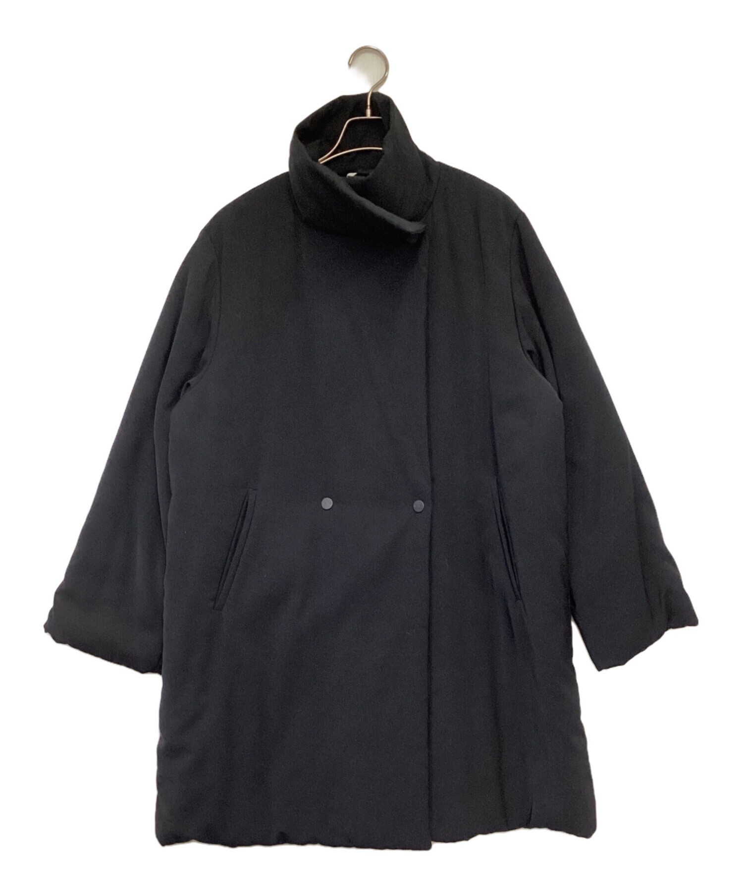 中古・古着通販】MaxMara (マックスマーラ) 中綿コート ブラック