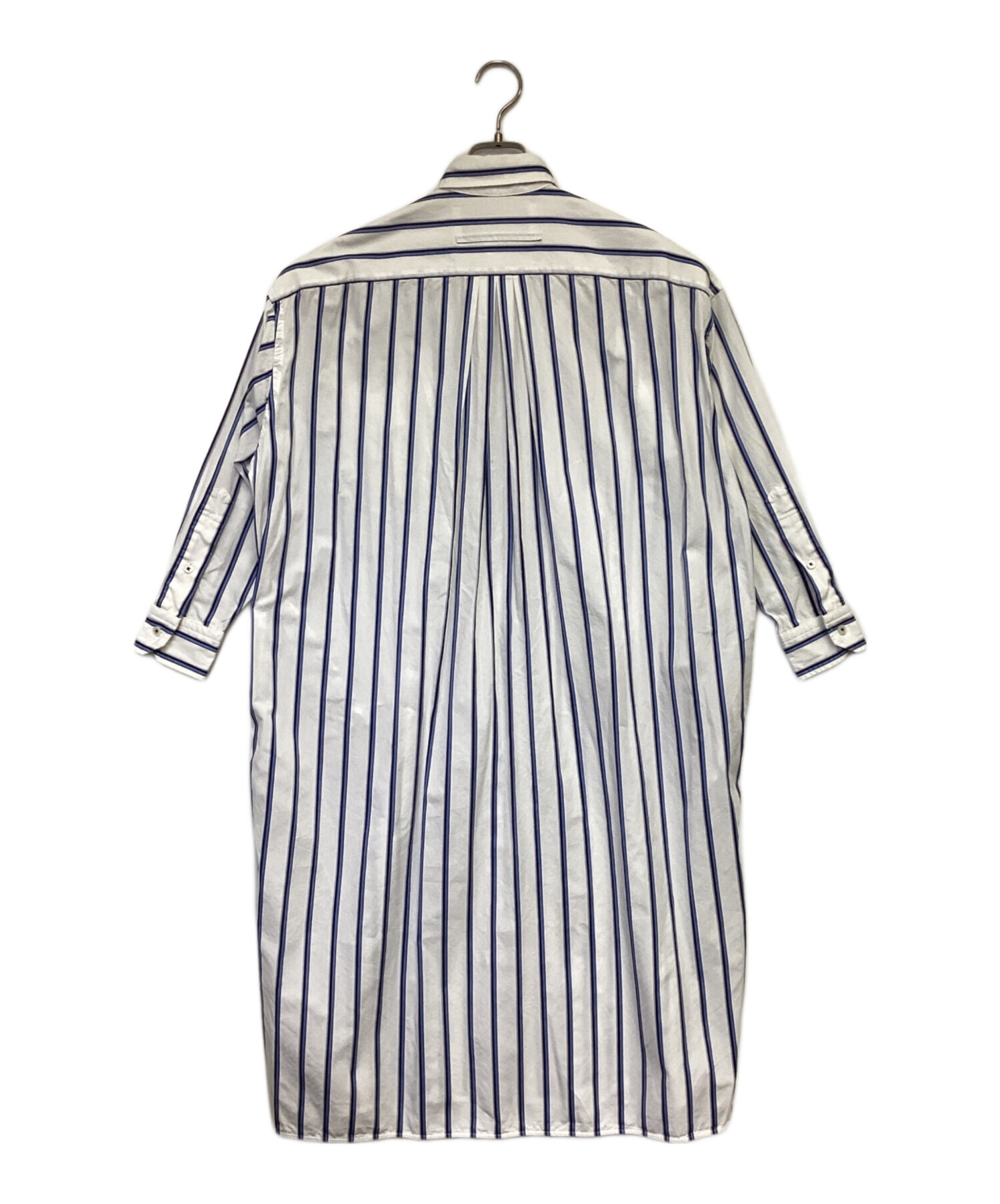 【TICCA】ティッカ　ロングシャツ　ワンピース★ストライプ　【未使用品】 中古・古着通販】ticca (ティッカ) ストライプ スクエアビッグ ロング