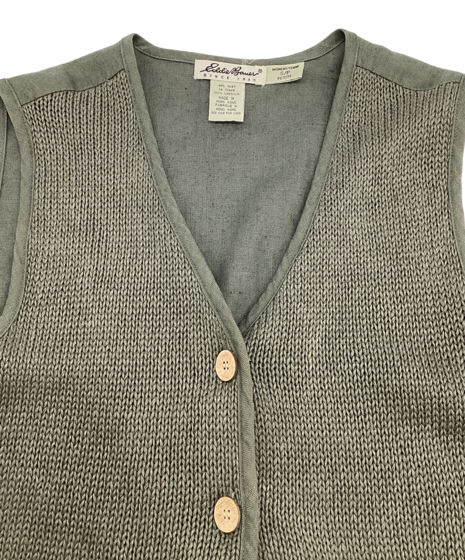中古・古着通販】Eddie Bauer (エディーバウアー) リネンベスト 