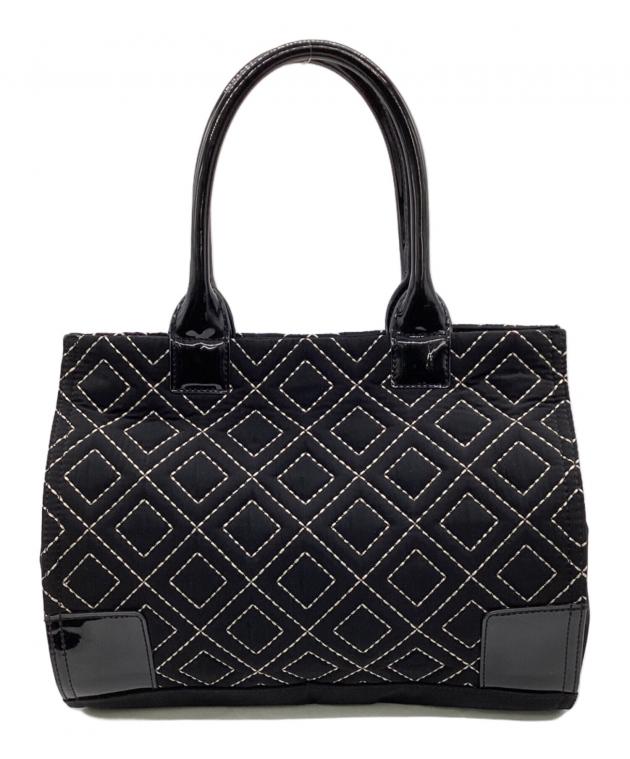 【美品】Tory Burch トートバッグ キルティング ブラック A4可 軽量 中古・古着通販】TORY BURCH (トリーバーチ) キルティングトートバッグ