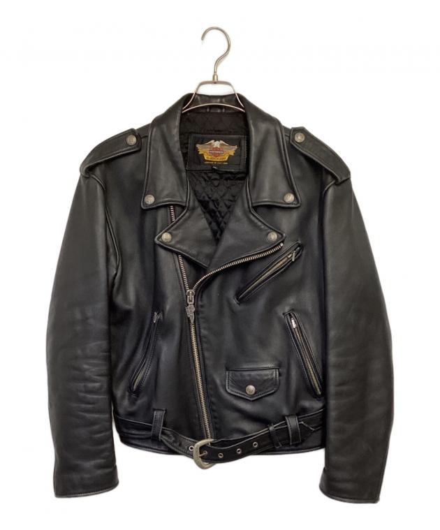 ハーレーダビッドソン 90's リアルレザーダブルライダースジャケット 中古・古着通販】HARLEY-DAVIDSON (ハーレーダビッドソン) 90s USA製