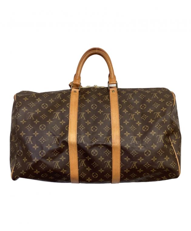 Louis Vuitton ボストンバッグ モノグラム キーポル 50cm 中古・古着通販】LOUIS VUITTON (ルイ ヴィトン) モノグラム キーポル