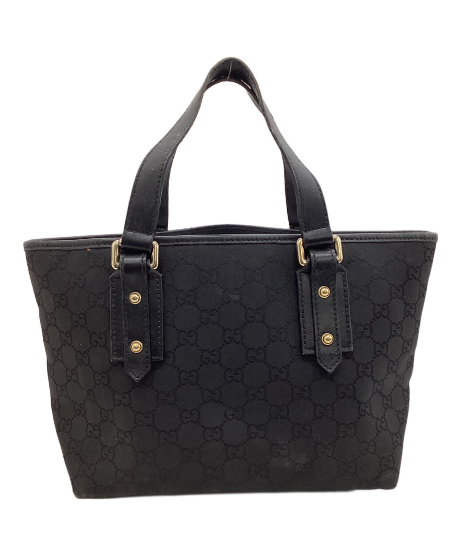 中古・古着通販】GUCCI (グッチ) ハンドバッグ ブラック 中古・古着通販】GUCCI (グッチ) ハンドバッグ ブラック