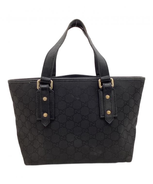 GUCCI ハンドバッグ 中古・古着通販】GUCCI (グッチ) ハンドバッグ ブラック｜ブランド