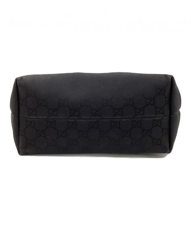 GUCCI ハンドバッグ 中古・古着通販】GUCCI (グッチ) ハンドバッグ ブラック｜ブランド
