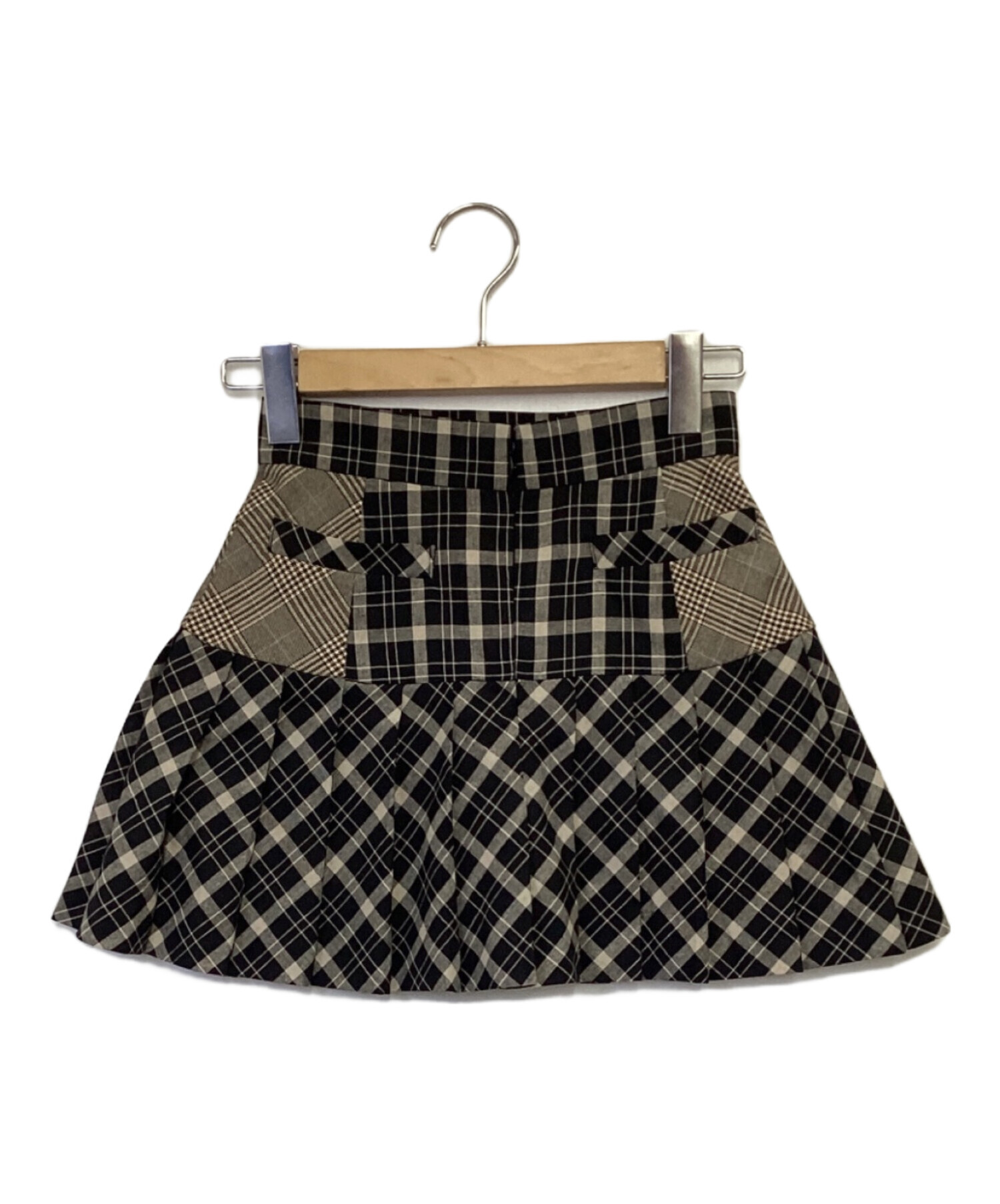 Coco check pleats skirt Mサイズ　 アンドマリー 中古・古着通販】ANDMARY (アンドマリー) Coco check pleats skirt