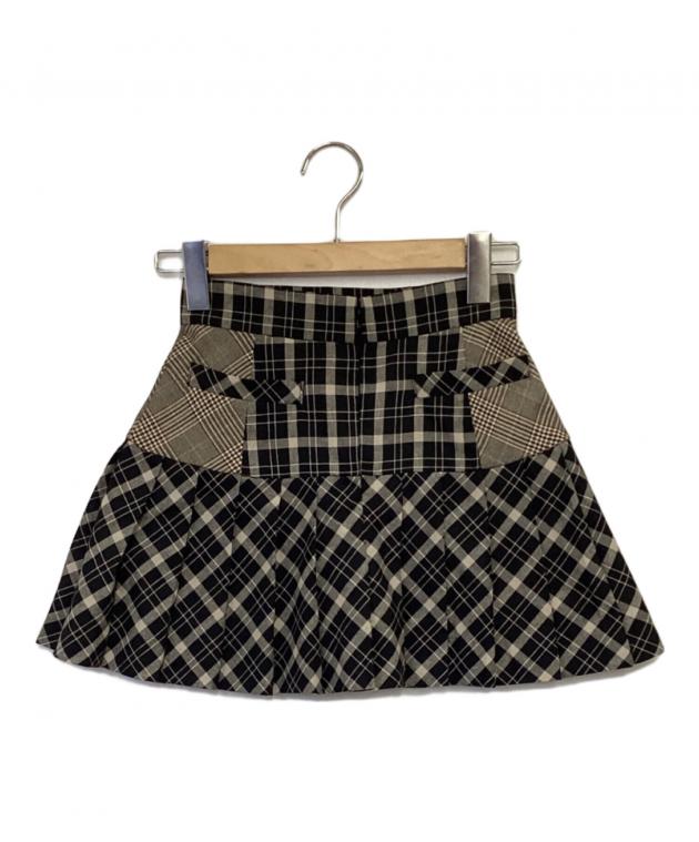 中古・古着通販】ANDMARY (アンドマリー) Coco check pleats skirt