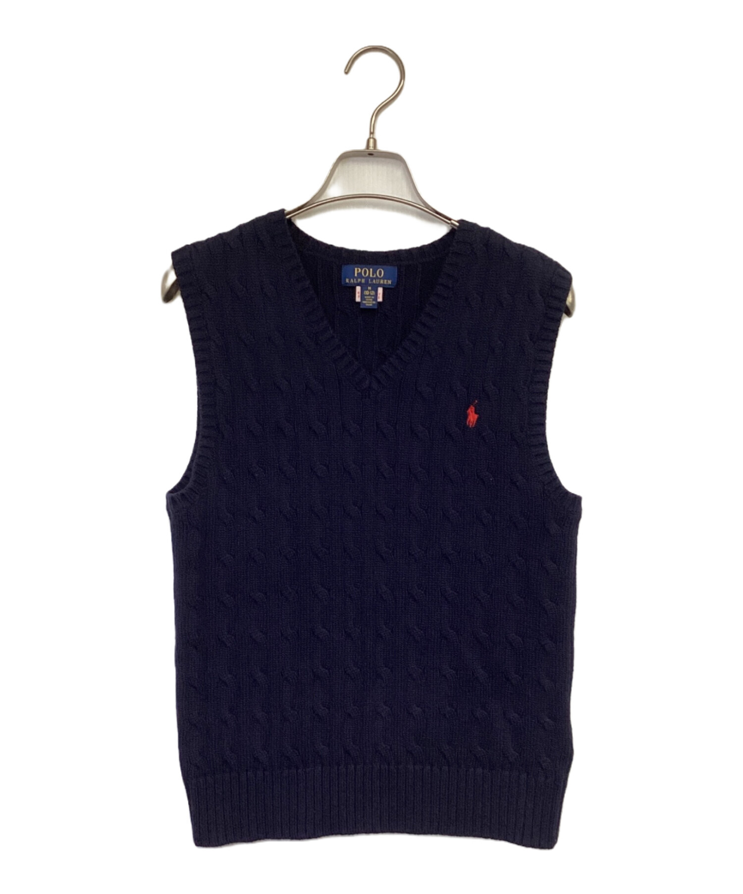 RALPH LAUREN ラルフローレン ベスト サイズS ノースリーブ ニット Vネック 総カシミヤ イタリア製 ブランド古着【中古】20250606/RA5051 楽天市場】ラルフローレン ニット（ベスト・ジレ｜トップス