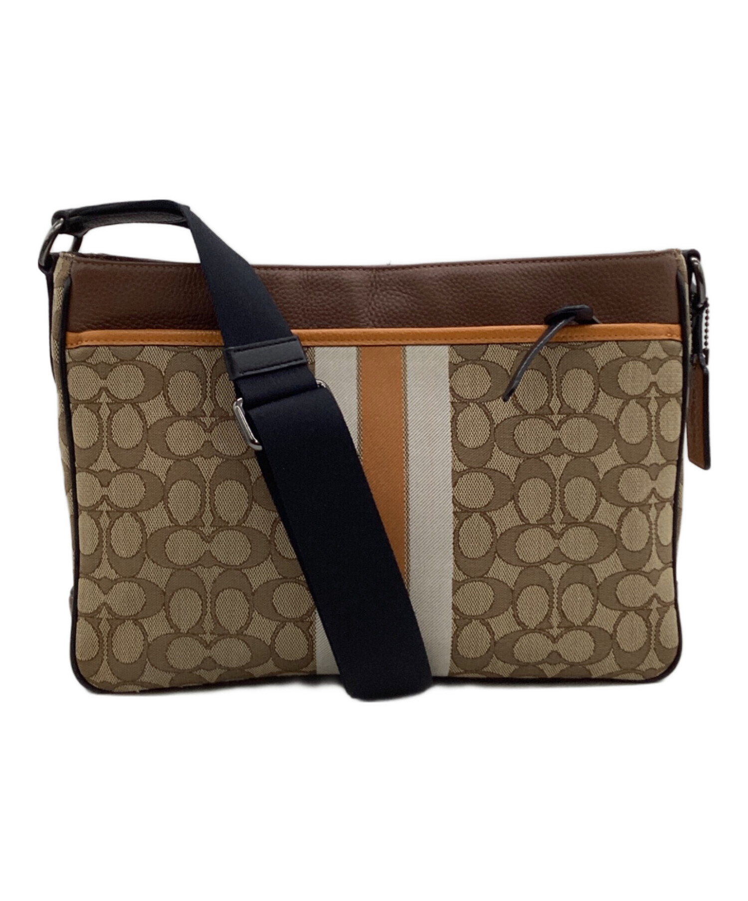 COACHコーチ ボディバッグ トンプソン クロスボディ スリングバッグブラウン 美品》COACH コーチ ボディバッグ トンプソン クロスボディ 本革