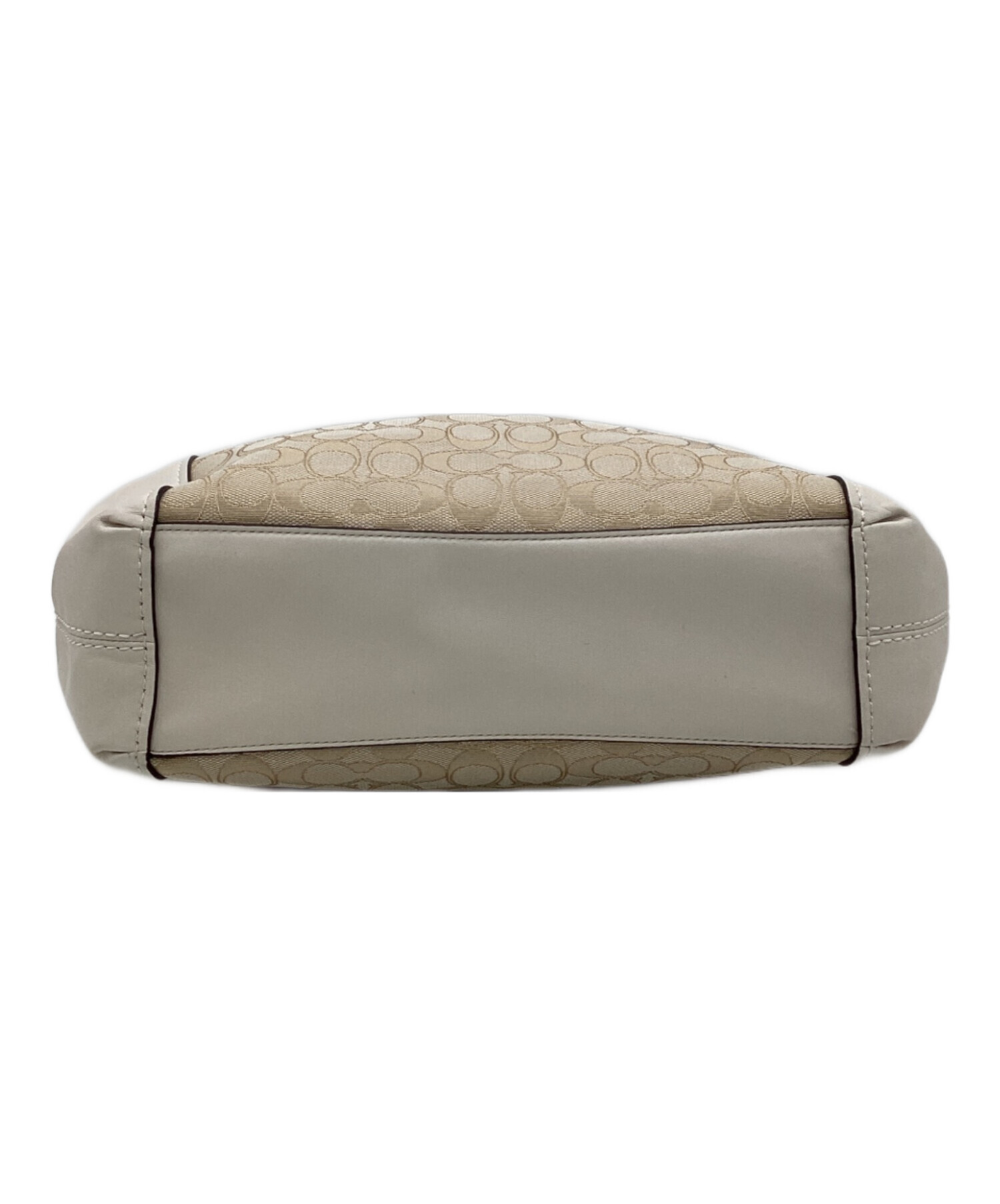 中古・古着通販】COACH (コーチ) シグネチャー ハンドバッグ ベージュ