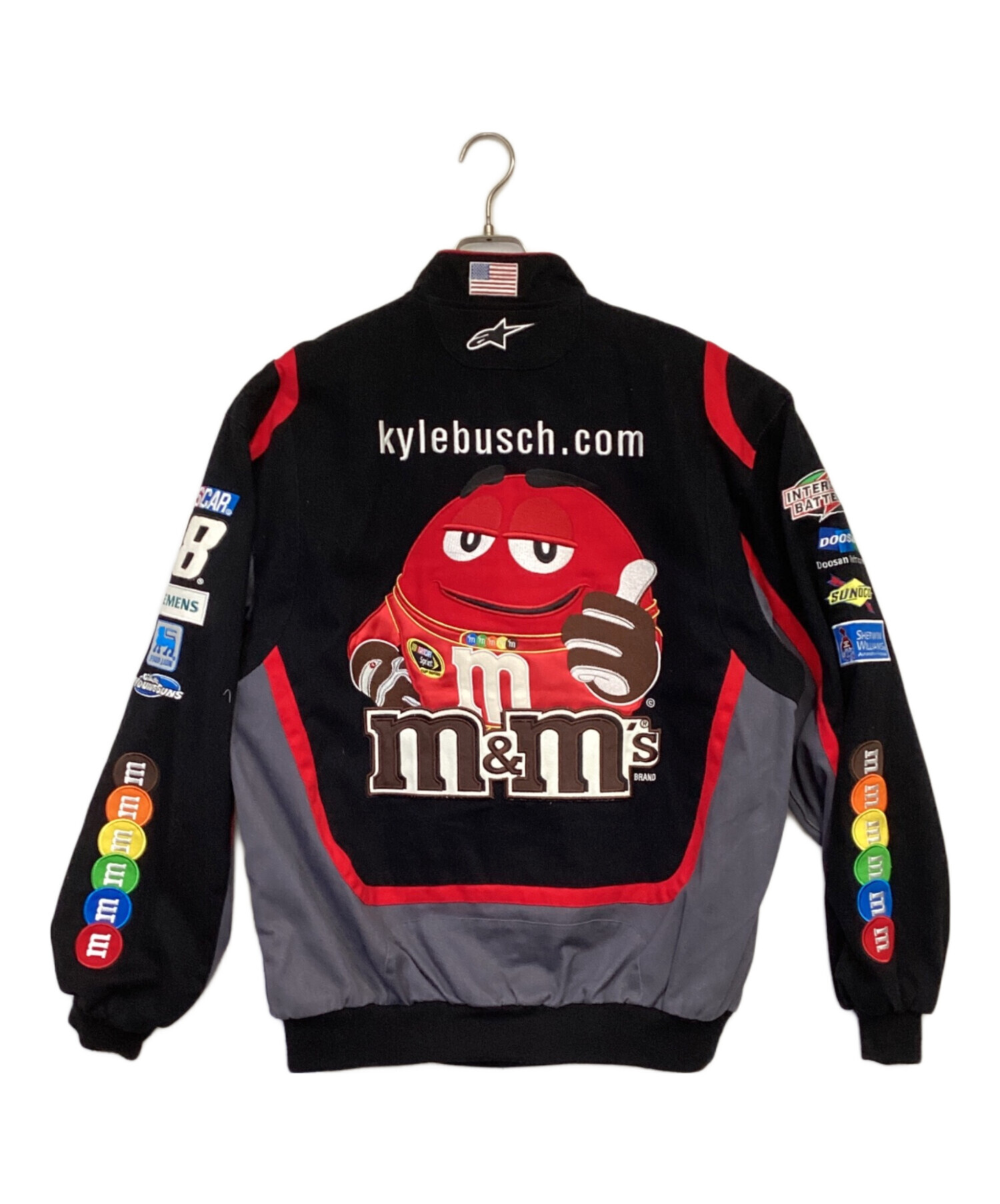NASCAR m&m’s JH レーシングジャケット M 中古・古着通販】NASCAR by JH Design (ナスカーバイジェイエイチ