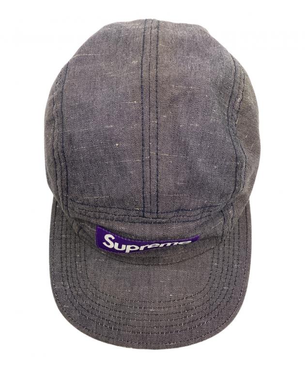 シュプリーム supreme キャップ　インディゴ 中古・古着通販】SUPREME (シュプリーム) キャップ インディゴ