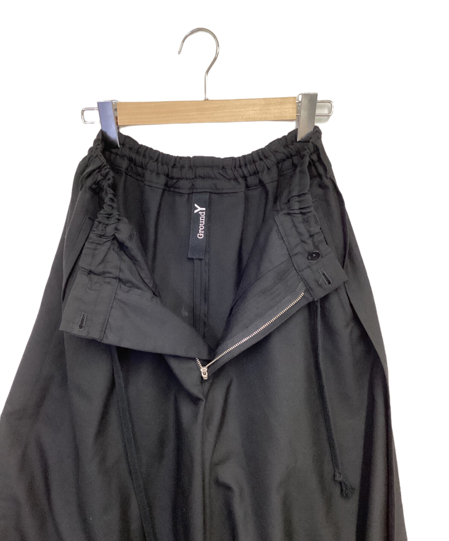 Ground Y スカートパンツ ヨウジヤマモト Ground Y ウールギャバジン3WAYスカートパンツ - Ka na ta,Yohji