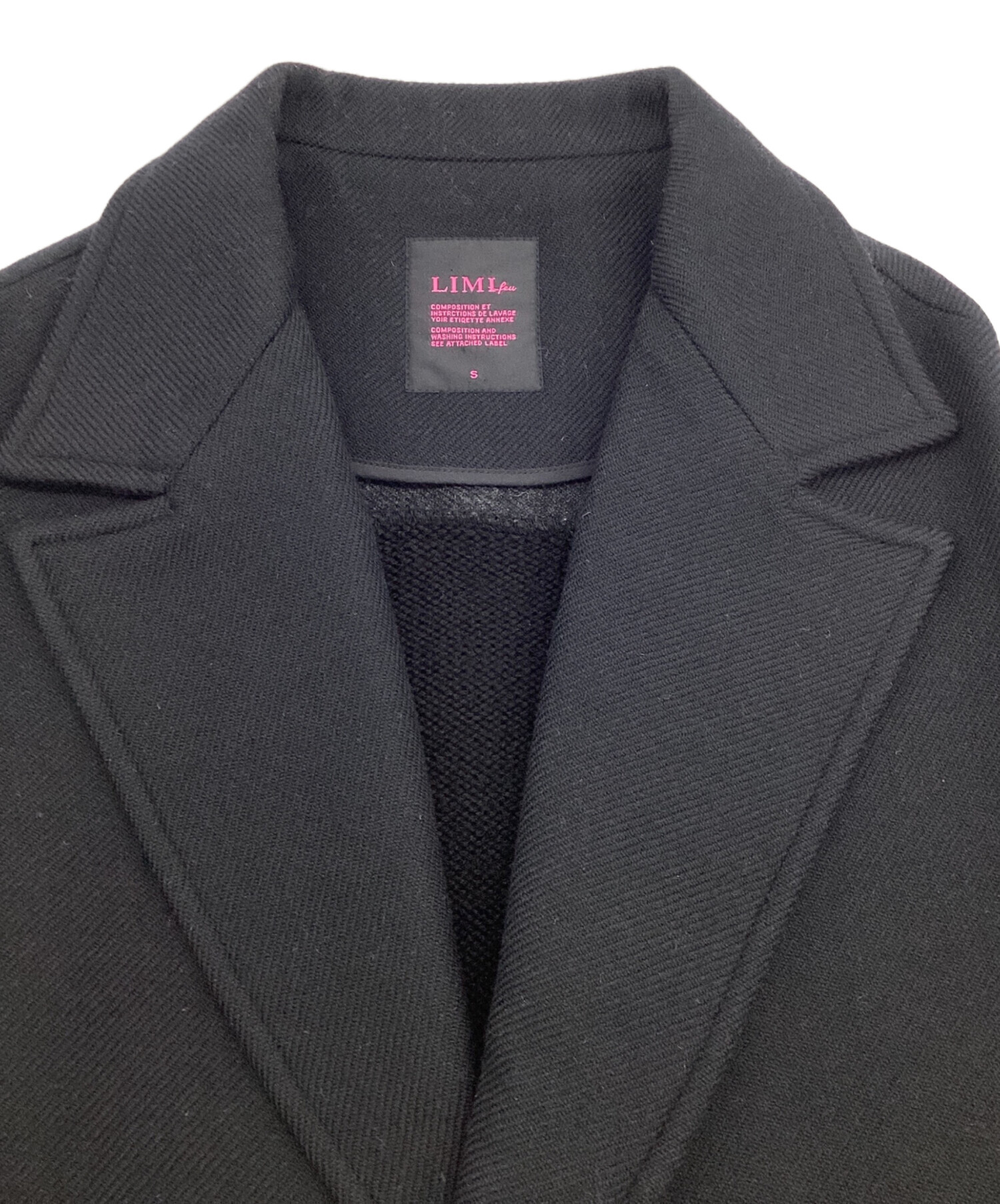 中古・古着通販】LIMI feu (リミフゥ) 切替ジャケット ブラック サイズ
