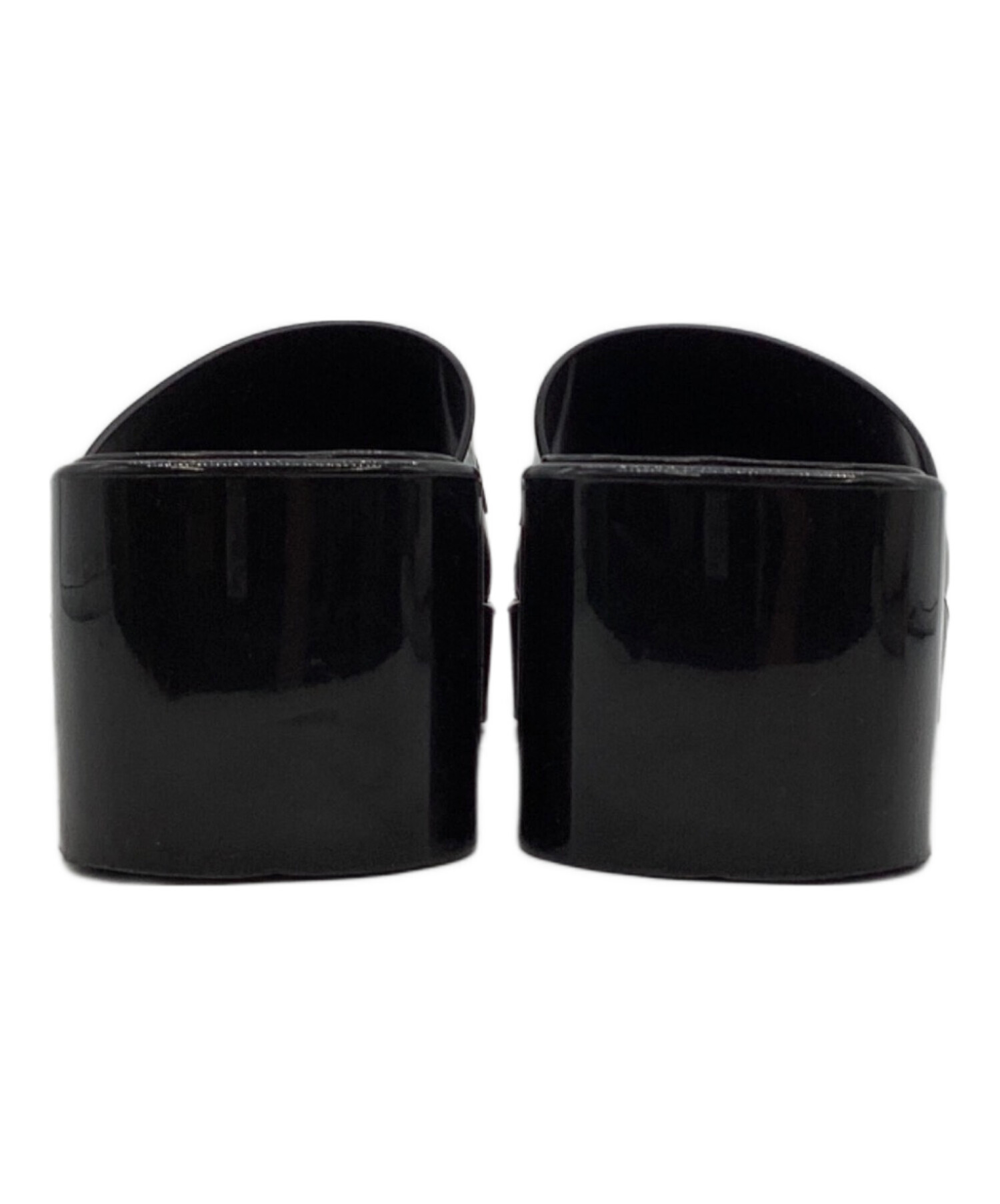 中古・古着通販】GUCCI (グッチ) ラバースライドサンダル ブラック