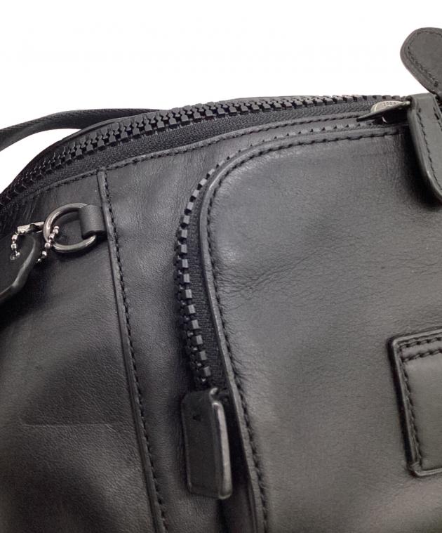 港*様 【極美品】COACH トラック ベルトバッグ シグネチャー 型番C838 中古・古着通販】COACH (コーチ) トラック ベルト バッグ ブラック