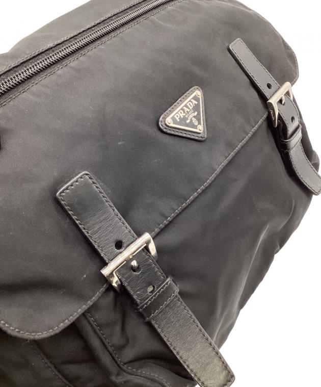 中古・古着通販】PRADA (プラダ) メッセンジャーバッグ ブラック