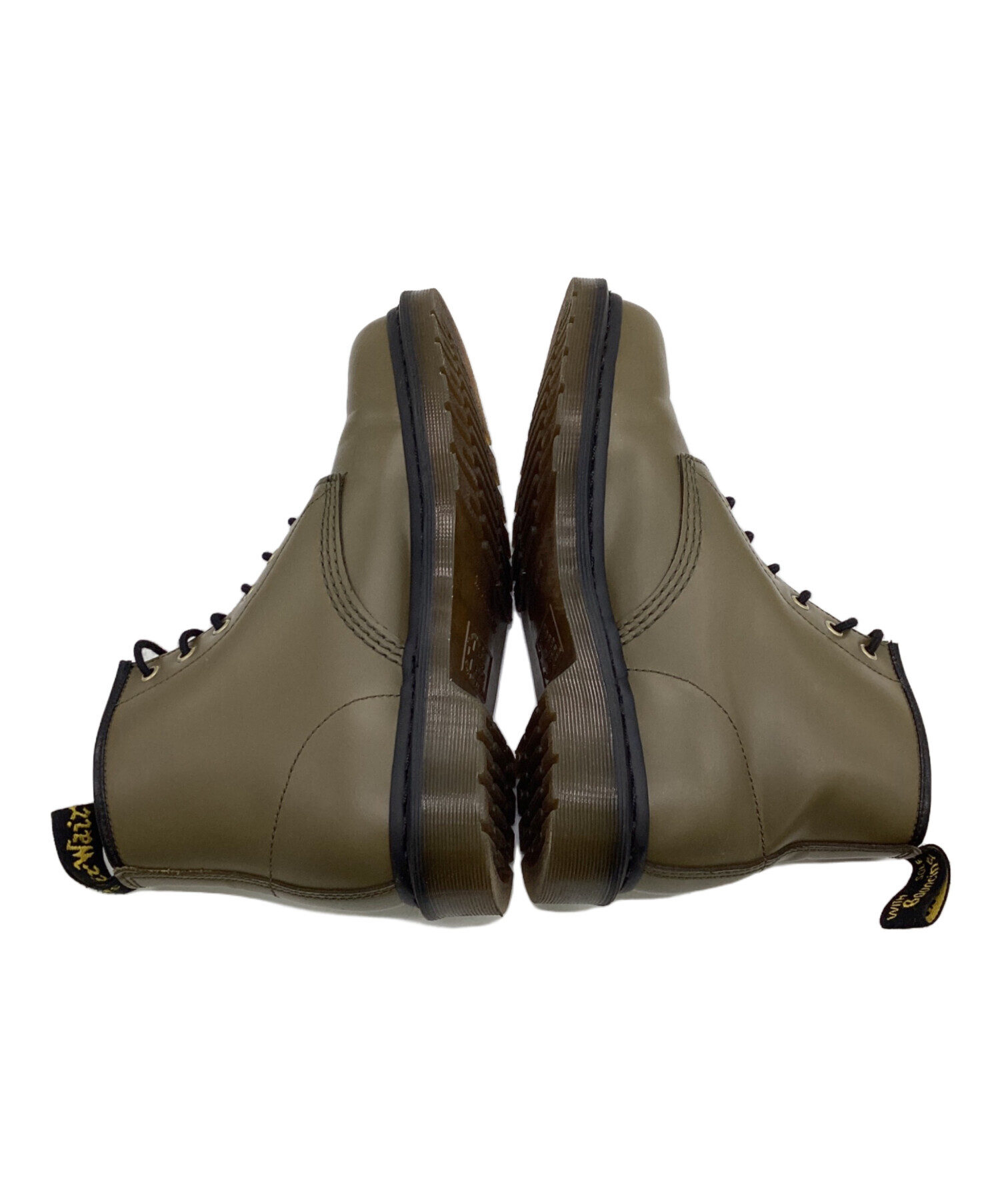ドクターマーチン 6ホール オリーブ 中古・古着通販】Dr.Martens (ドクターマーチン) 101 6ホールブーツ
