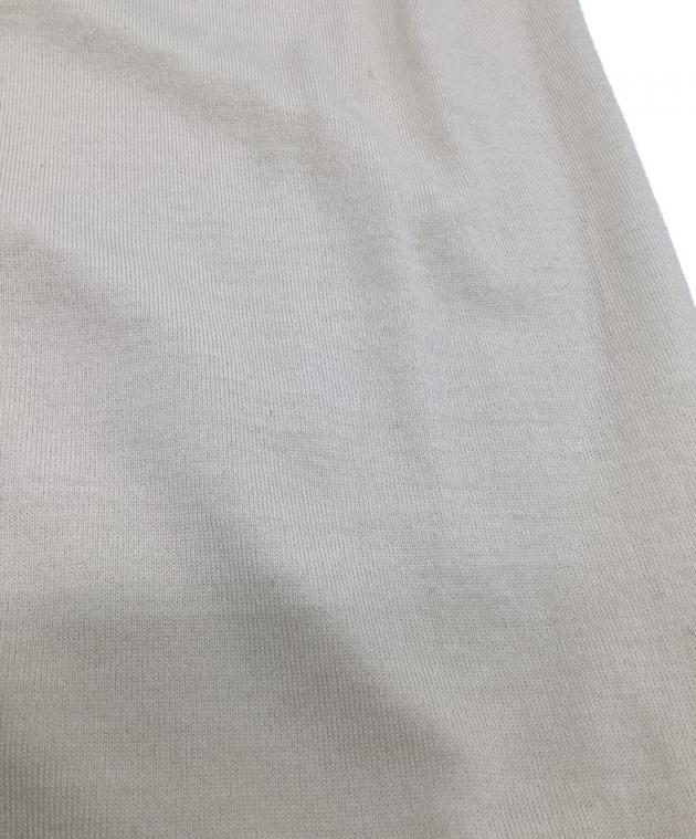 中古・古着通販】PRADA (プラダ) ハイゲージ Vネックニット ベージュ