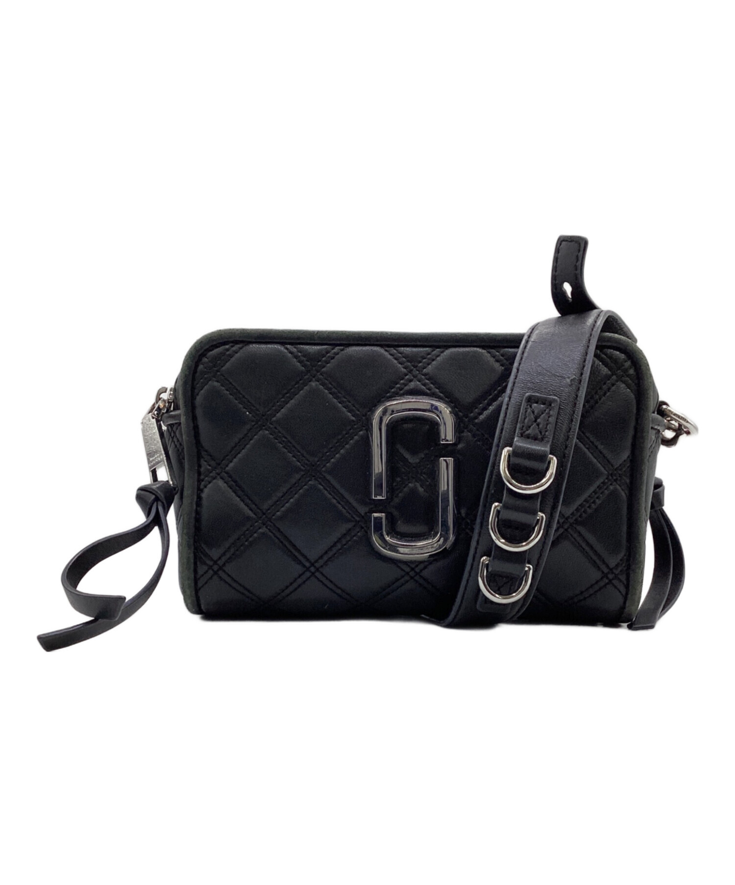 【本物保証】 布袋付 美品 マークジェイコブス MARC JACOBS Softshot21 ショルダーバッグ クロスボディバッグ キルティング 黒 M0015419 MARC JACOBS（マーク・ジェイコブス） MARC JACOBS Softshot21