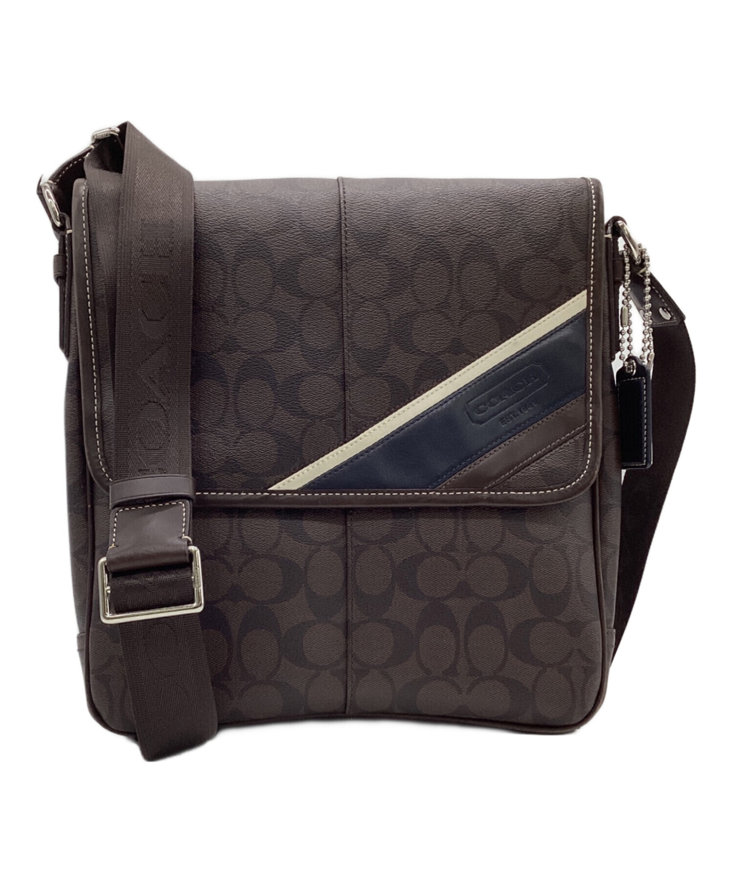 coach シグネチャーショルダーバック　未使用品 中古・古着通販】COACH (コーチ) シグネチャー ショルダーバッグ