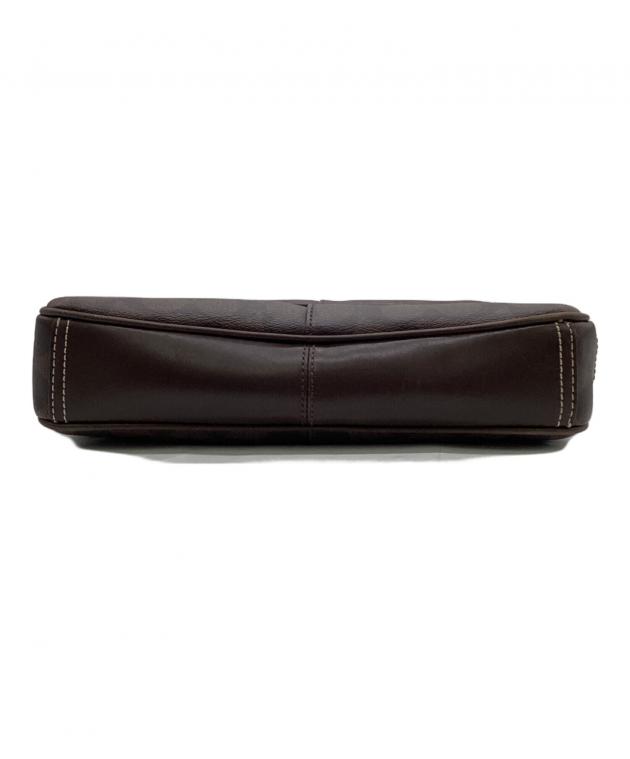 【中古】COACH コーチ シグネチャー キャンバス レザー ショルダー バッグ fY11194A 中古・古着通販】COACH (コーチ) シグネチャー ショルダーバッグ