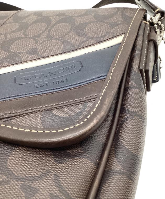 中古・古着通販】COACH (コーチ) シグネチャー ショルダーバッグ