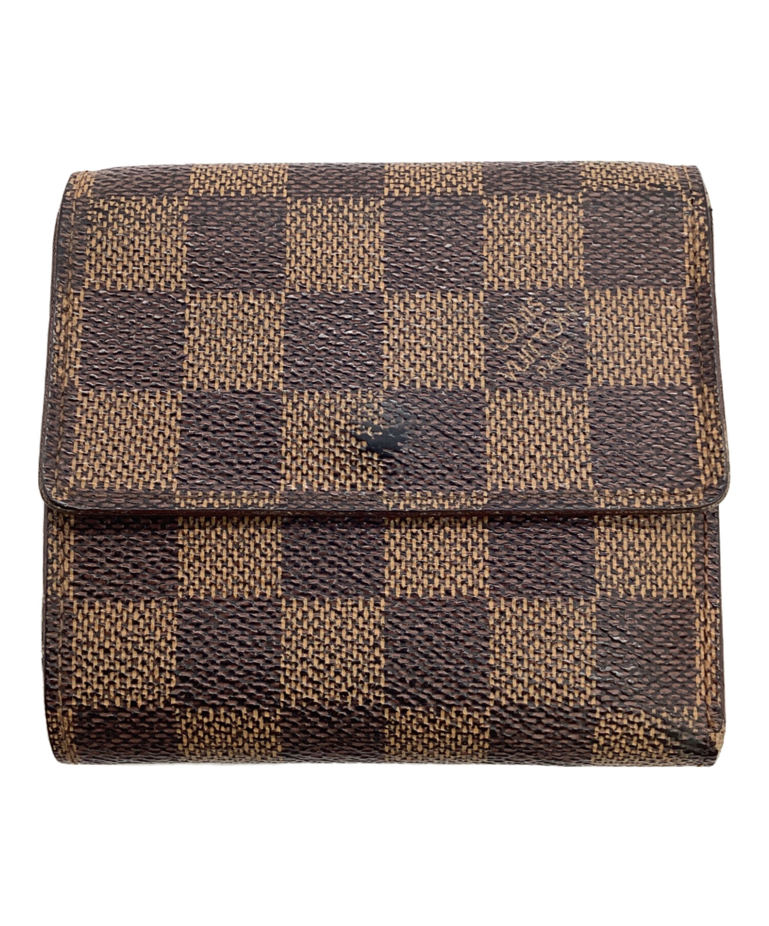 ☆☆LOUIS VUITTON ルイヴィトン ダミエ ダミエ ポルトフォイユ・エリーズ N61654 ブラウン 2つ折り財布 レザー レディース LOUIS VUITTON（ルイ・ヴィトン） ダミエ ダミエ ポルトフォイユ