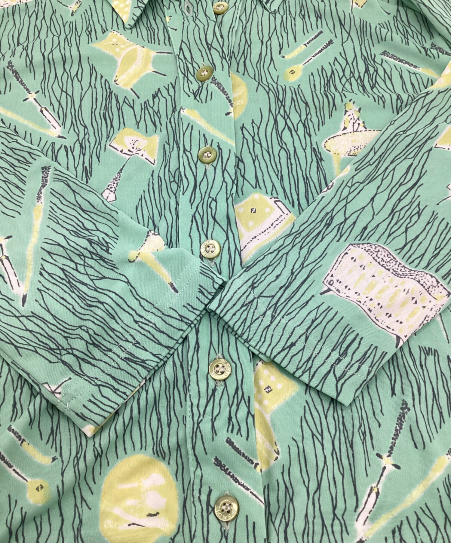 中古・古着通販】FENDI JEANS (フェンディ ジーンズ) 長袖ワンピース