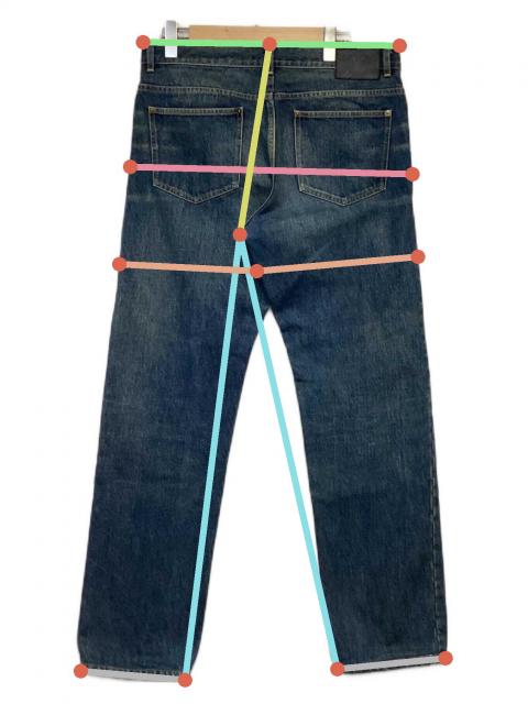 中古・古着通販】LOUIS VUITTON (ルイ ヴィトン) デニムパンツ ブルー
