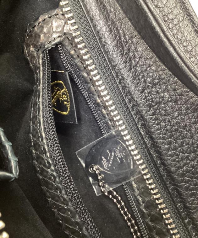 中古・古着通販】JRA認定革バッグ (-) ヘビ革 ショルダーバッグ