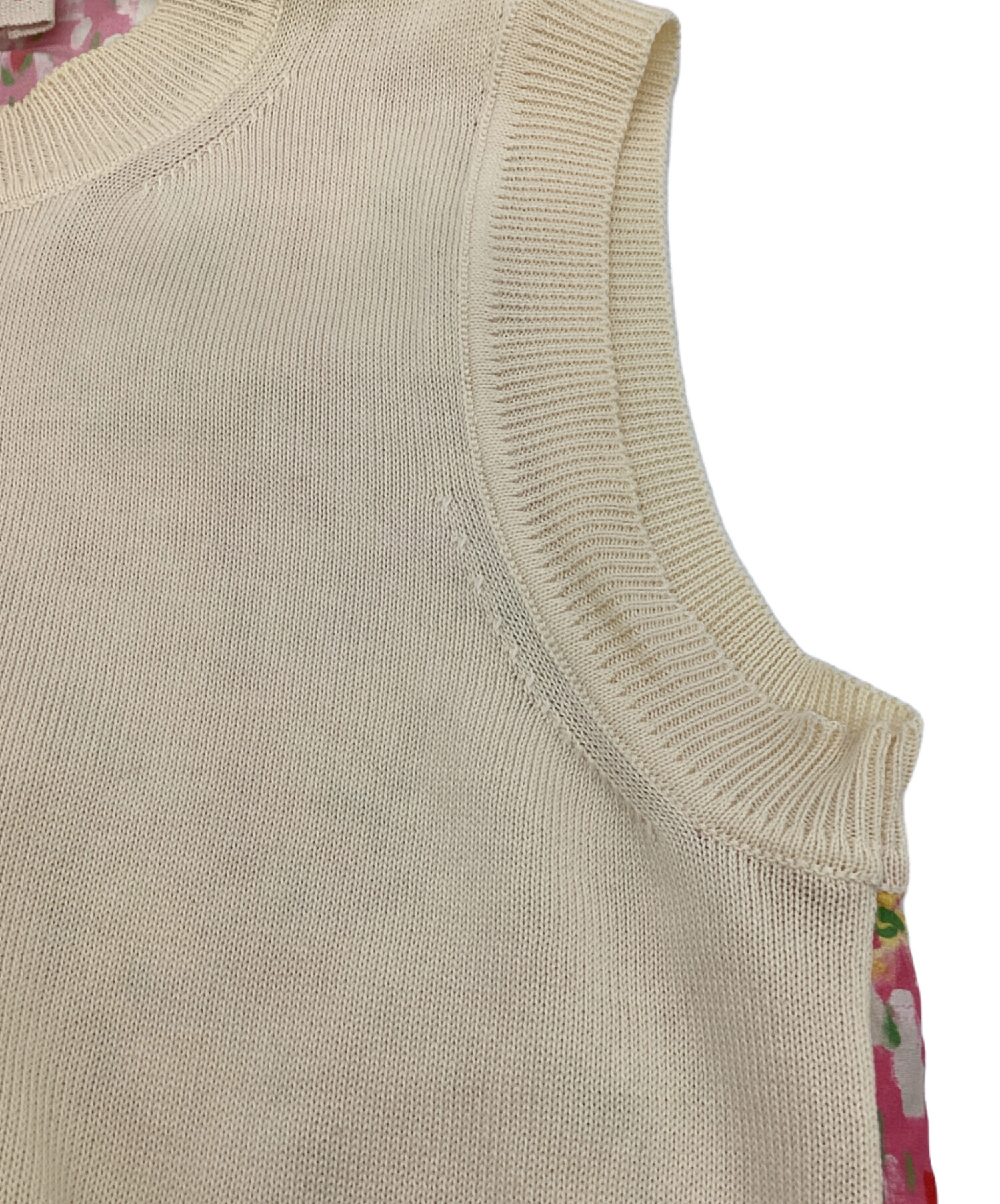 中古・古着通販】MARNI (マルニ) ノースリーブニット ベージュ サイズ