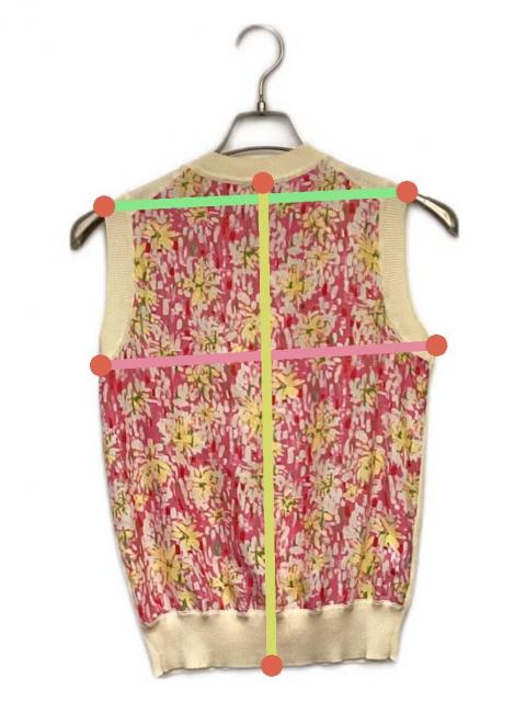 中古・古着通販】MARNI (マルニ) ノースリーブニット ベージュ サイズ