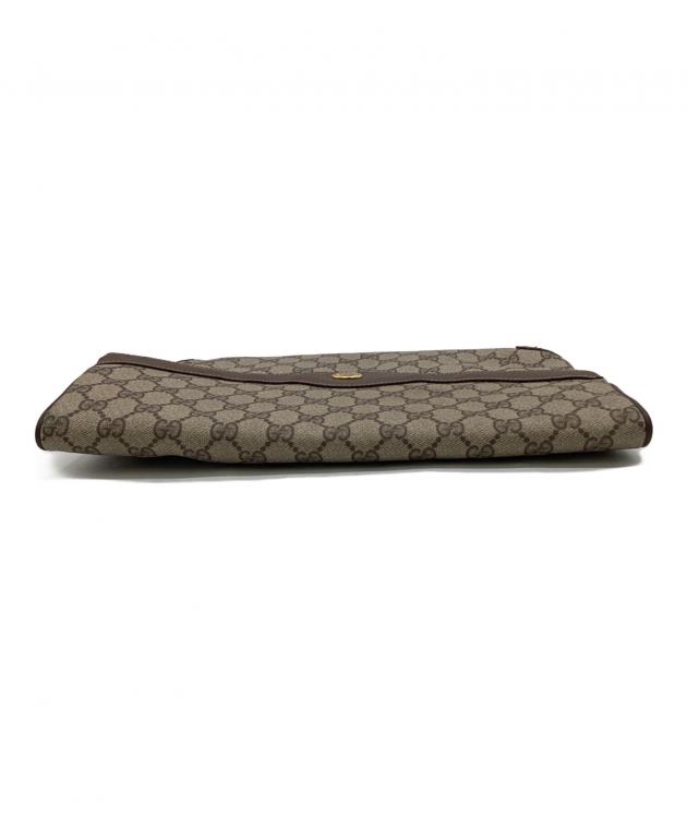 中古・古着通販】GUCCI (グッチ) GGスプリーム クラッチバッグ