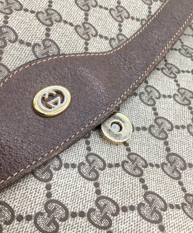 中古・古着通販】GUCCI (グッチ) GGスプリーム クラッチバッグ