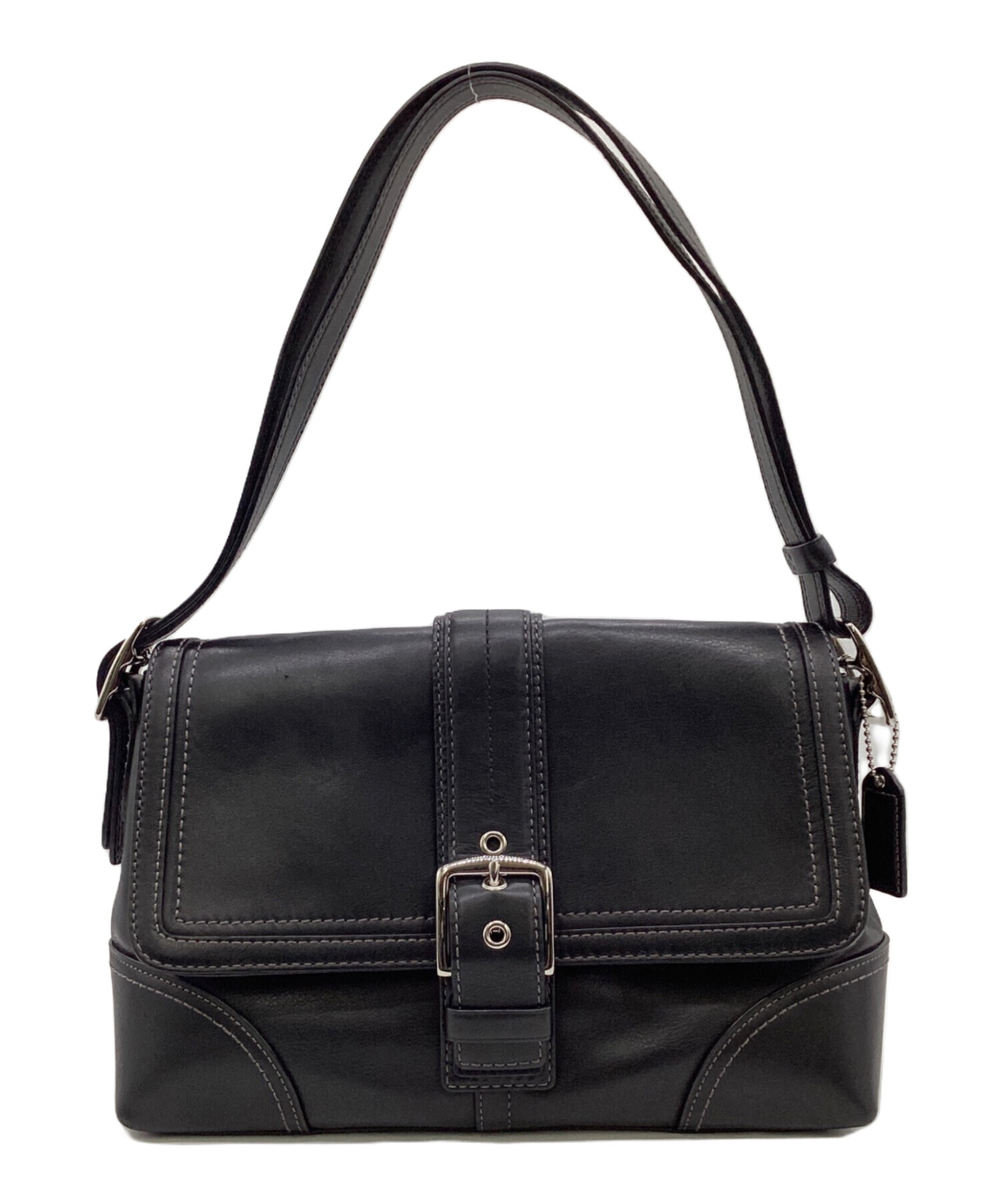中古・古着通販】COACH (コーチ) ショルダーバッグ ブラック｜ブランド 