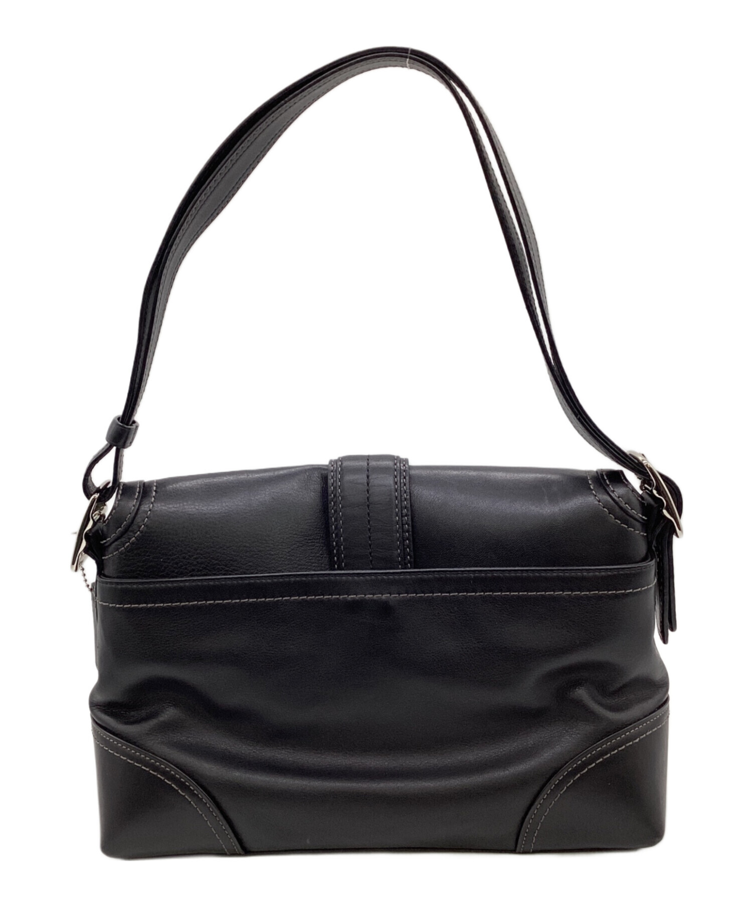中古・古着通販】COACH (コーチ) ショルダーバッグ ブラック|ブランド 中古・古着通販】COACH (コーチ) ショルダーバッグ ブラック|ブランド