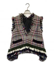 sacai ニットベスト/ジレ レディース、トップス、ベスト/ジレ、sacai(サカイ)】ブランド・古着の