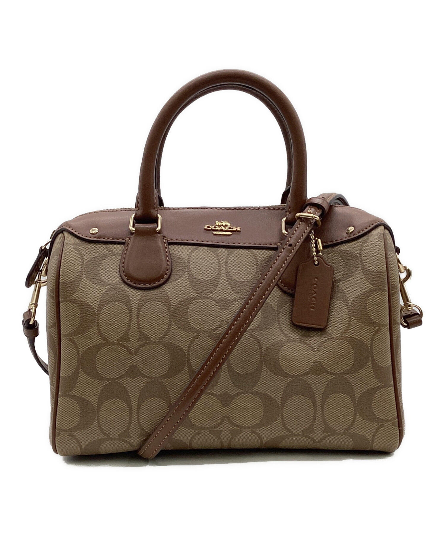 中古・古着通販】COACH (コーチ) シグネチャー 2WAYショルダーバッグ