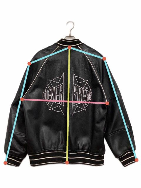 中古・古着通販】ZARA (ザラ) レザースタジャン ブラック サイズ:XL