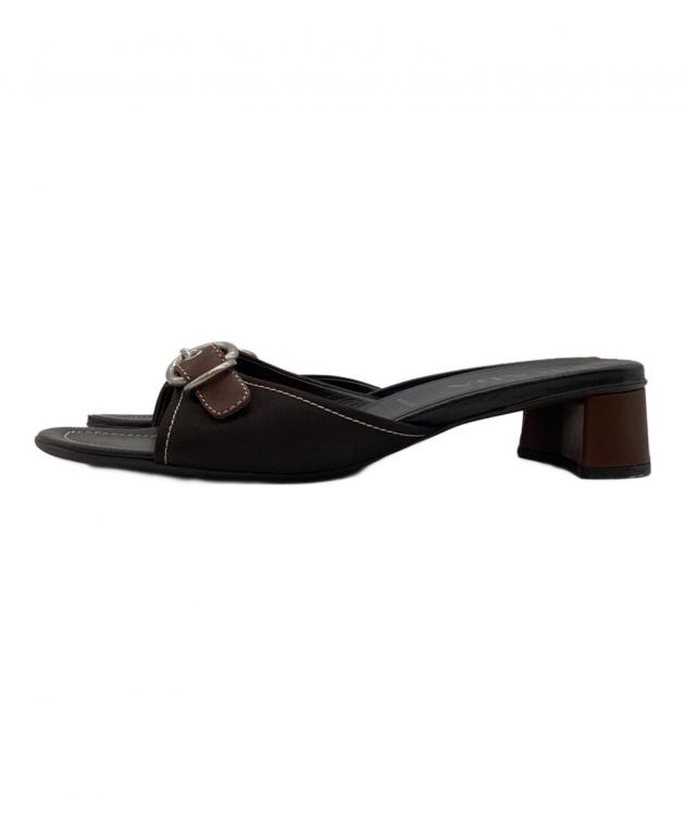 中古・古着通販】PRADA (プラダ) サンダル ブラウン サイズ:37.5