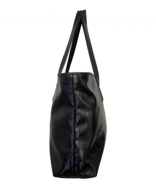 GUCCI グッチ GGインプリメ トートバッグ 中古・古着通販】GUCCI (グッチ) GGインプリメ トートバッグ ブラック