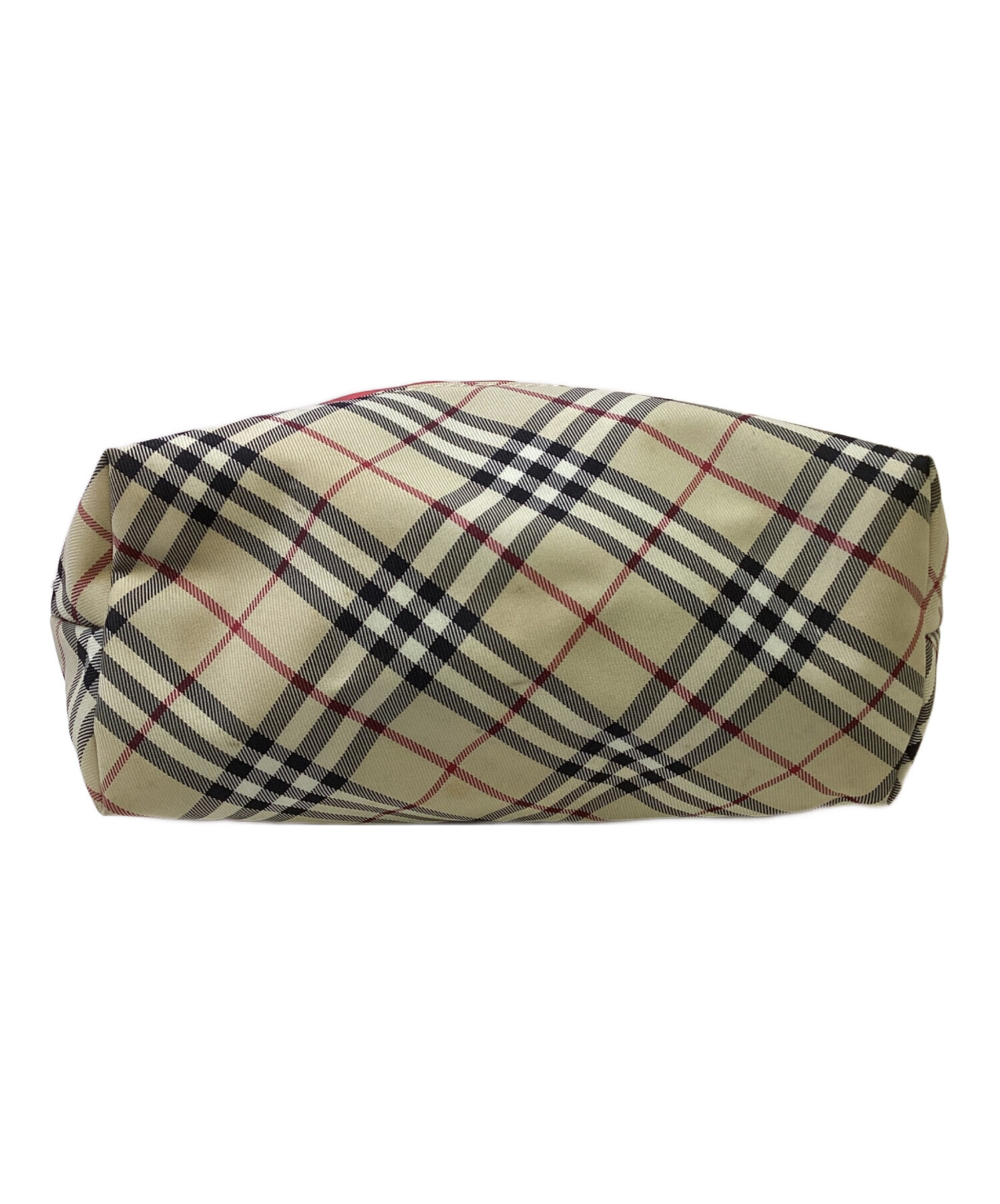 中古・古着通販】BURBERRY (バーバリー) 巾着ハンドバッグ レッド